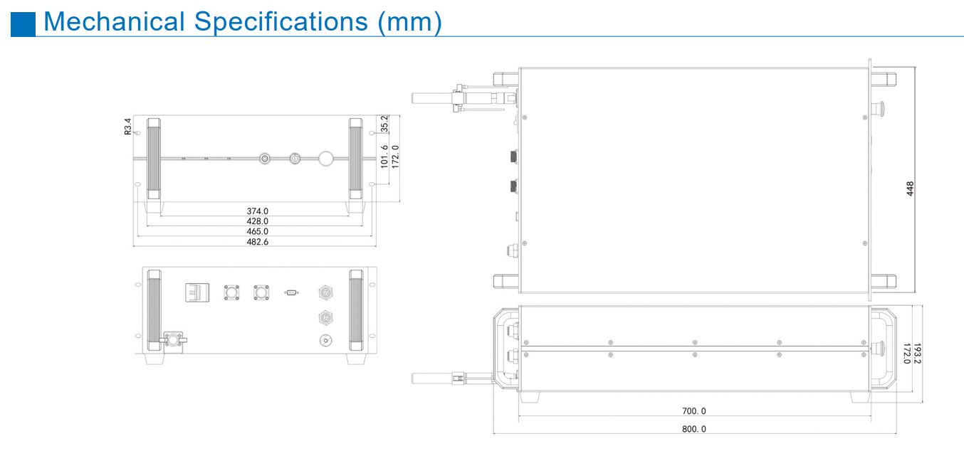 Unice MFSC-1500W 1500W High Power Single Module CW Fiber Laser